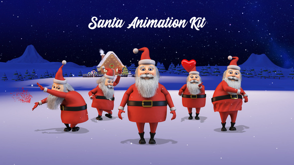 Happy Christmas v2 - Santa Animation Kit