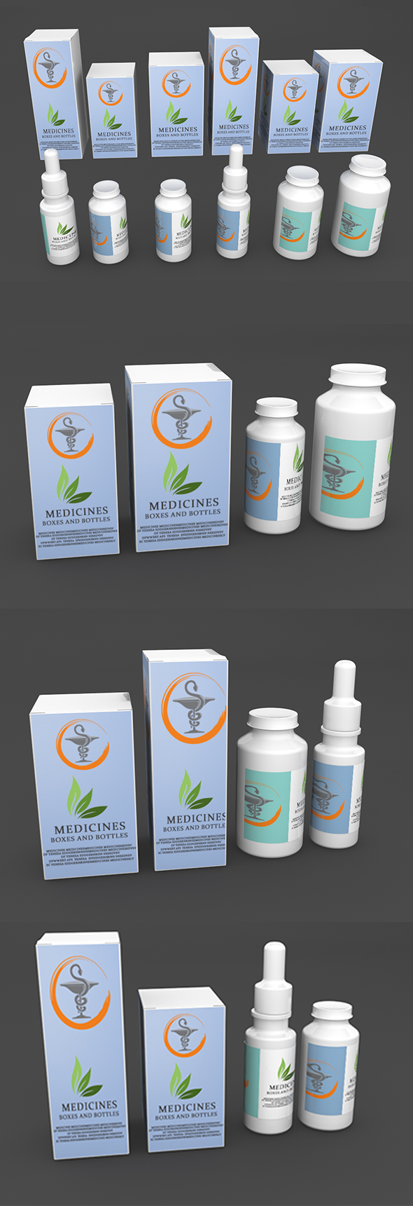 Medicines in boxes - 3Docean 22971091