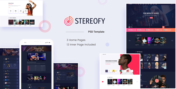 Stereofy - Music - ThemeForest 22917469