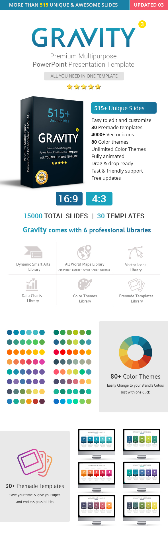 Gravity PowerPoint Presentation Template - PowerPoint Templates Presentation Templates