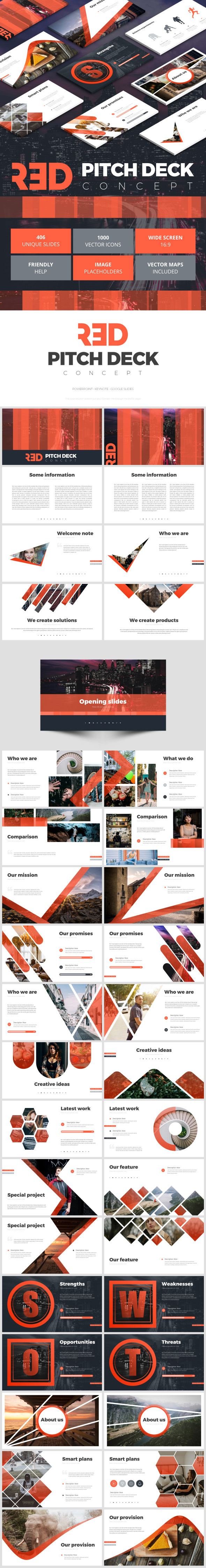 Pitch Deck Concept - Google Slides Presentation Templates
