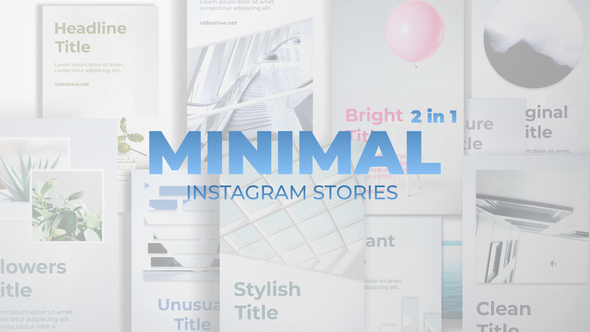 Minimal Instagram Stories