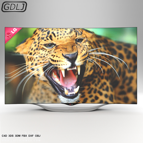 LG Curved OLED - 3Docean 22976977