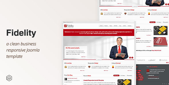 Fidelity - Business Responsive Joomla Template