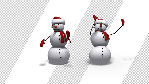 Christmas Snowman Dancing (2-Pack)