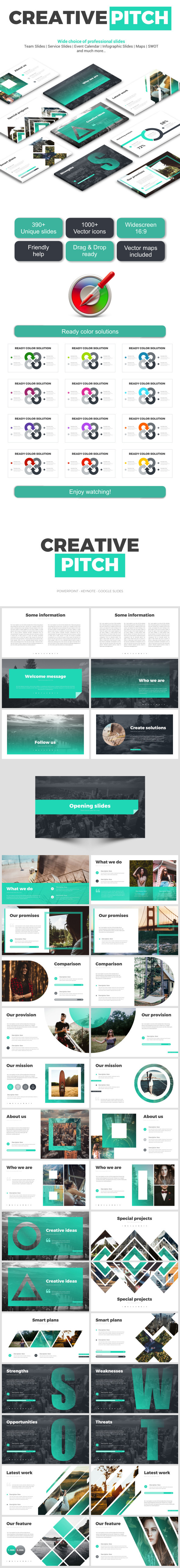 Creative Pitch Deck - Business PowerPoint Templates