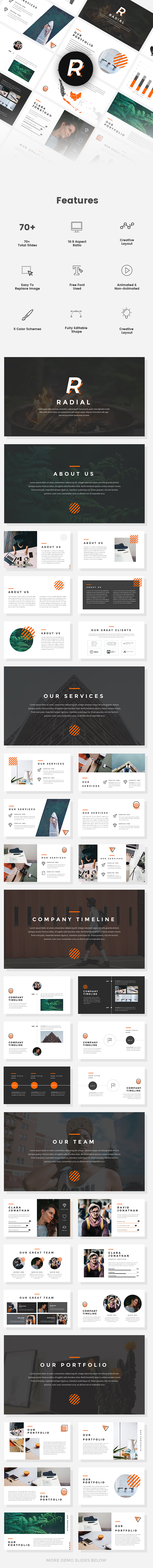 Radial - Creative PowerPoint Template - Creative PowerPoint Templates