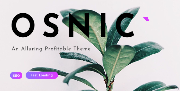 Osnic - Premium - ThemeForest 19793968
