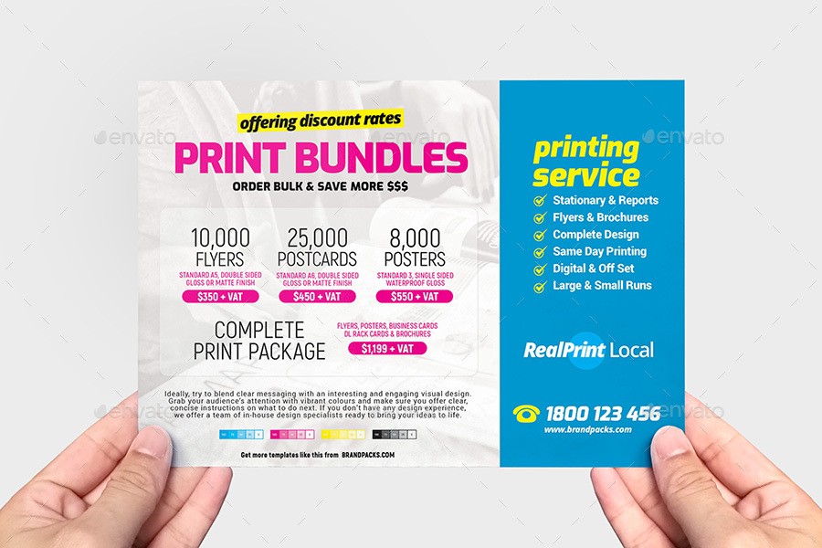 Print Shop Flyer Template, Print Templates | GraphicRiver