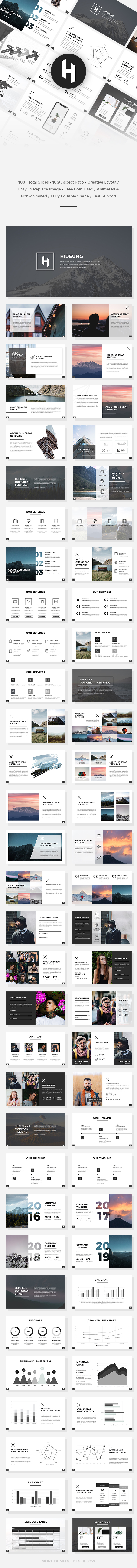 Hideung - Pitch Deck PowerPoint Template - Pitch Deck PowerPoint Templates