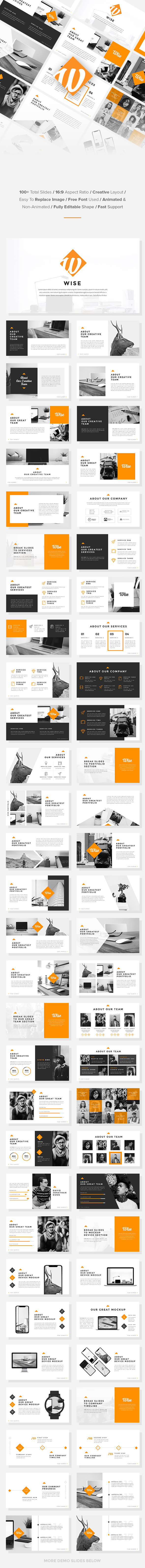 Wise - Creative Keynote Template - Creative Keynote Templates
