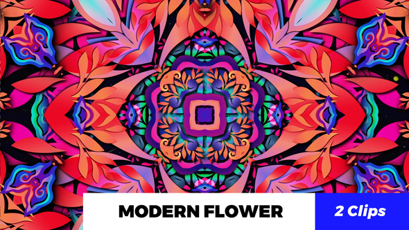 Modern Flower Kaleido