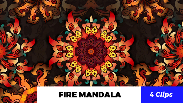 Fire Mandala Kaleido