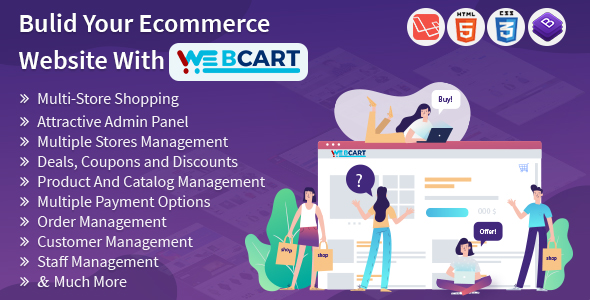 Web-cart -Multi Store eCommerce Shopping Cart Solution