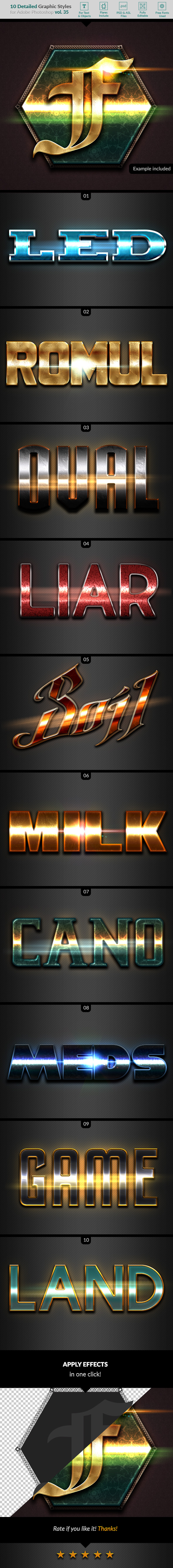 10 Text Effects Vol. 35