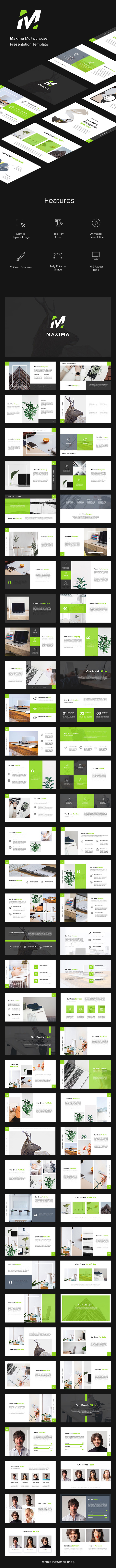 Maxima Multipurpose Keynote - Business Keynote Templates