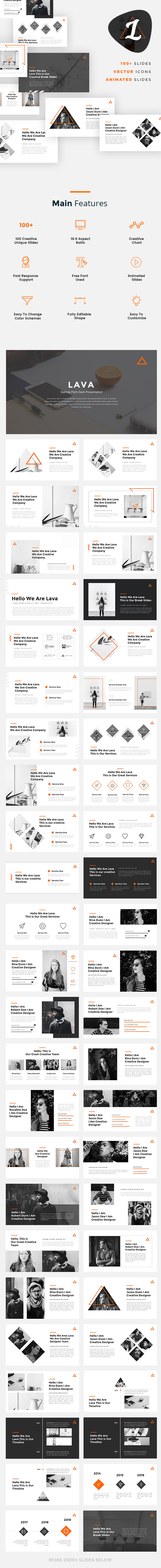 Lava - Creative Google Slides Template - Google Slides Presentation Templates