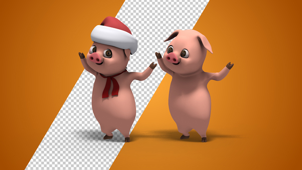Christmas Pig - Club Dance (2-Pack)