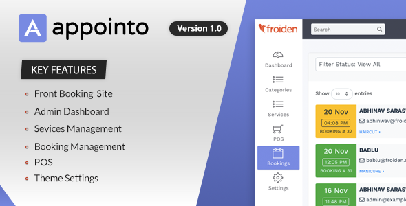 Appointo - Booking Management System