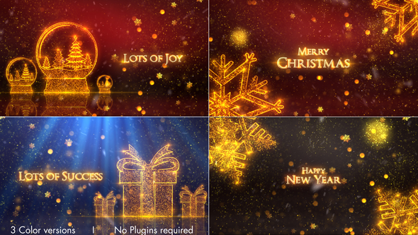 Christmas Greetings Full HD, 1920×1080 Pixels, After Effects Template