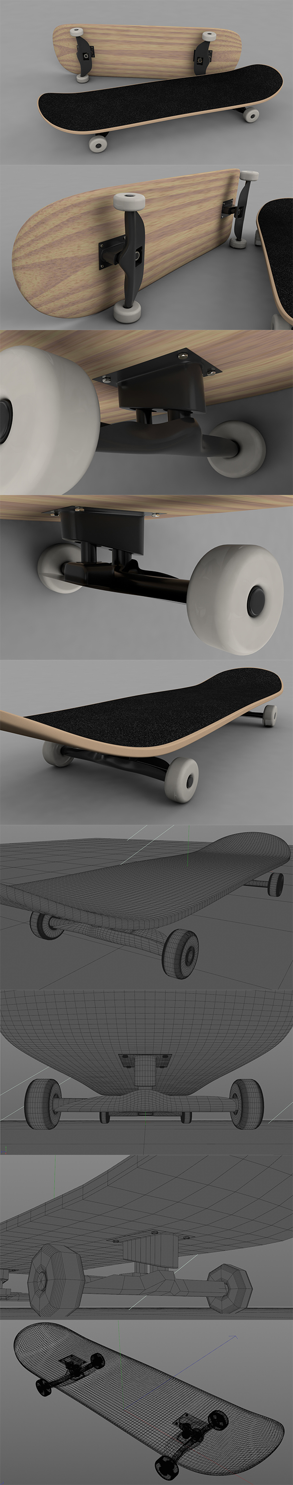 3D Skateboard - 3Docean 22990819