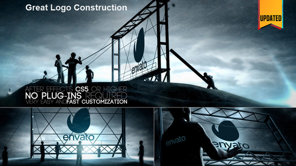 Great Logo Construction - VideoHive 7383445