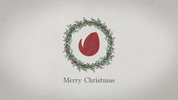 Christmas Wreath Logo