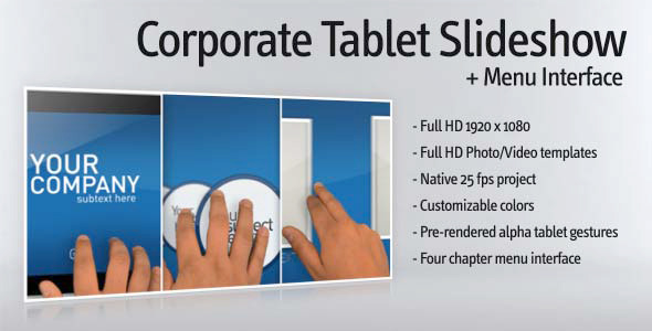 Corporate tablet slideshow - VideoHive 2201135