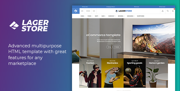 Lager - eCommerce - ThemeForest 22051258