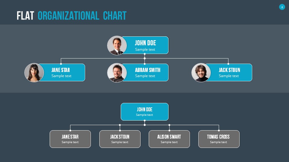Photoshop Organization Chart Template