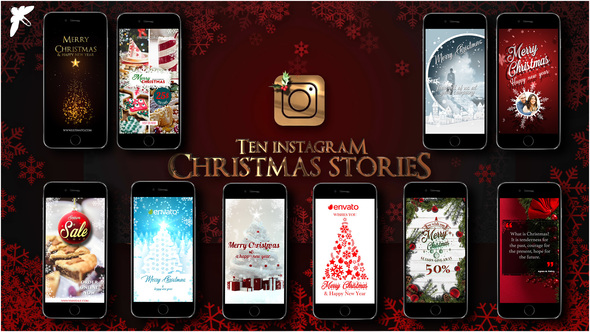 10 Instagram Christmas - VideoHive 22994870