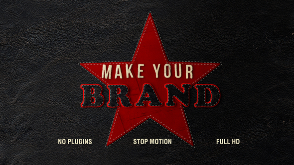 Leather Typography - VideoHive 22997536