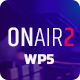 Onair2: Radio Station WordPress Theme With Non-Stop Music Player