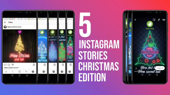 Instagram Xmas Stories - VideoHive 22939211