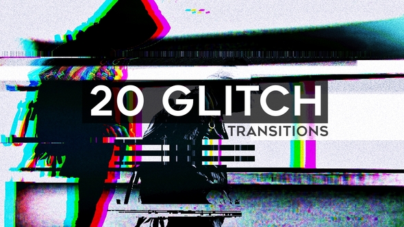 Glitch Transitions, Motion Graphics | VideoHive