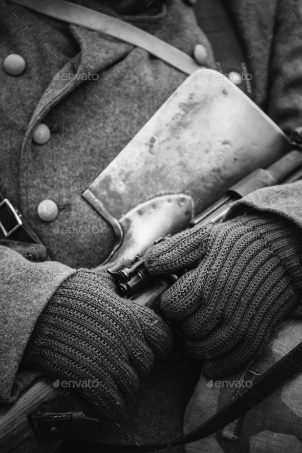 German Military Ammunition Of A German Wehrmacht Soldier At Worl - Stock Photo - Images