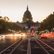 Early Morning Traffic Pennsylvania Avenue District of Columbia - PhotoDune Item for Sale