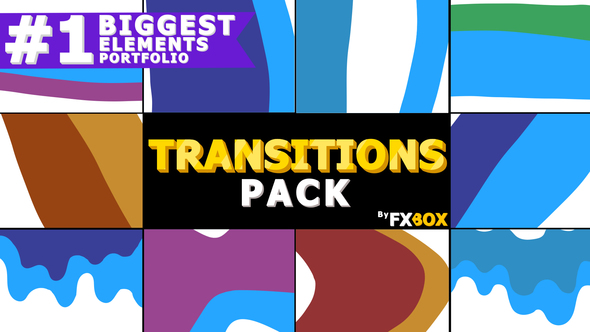 Dynamic Cartoon Transitions - VideoHive 21114041