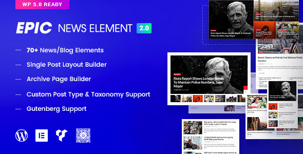 Epic News Elements - News Magazine Blog Element & Blog Add Ons for Elementor & WPBakery Page Builder - CodeCanyon Item for Sale