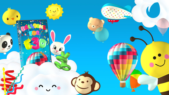 Balloons 3D Models - VideoHive 22963403