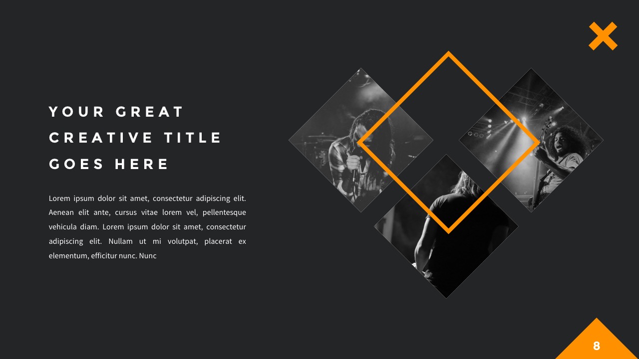 Music Themed Google Slides Template Free Music Google Slides Themes