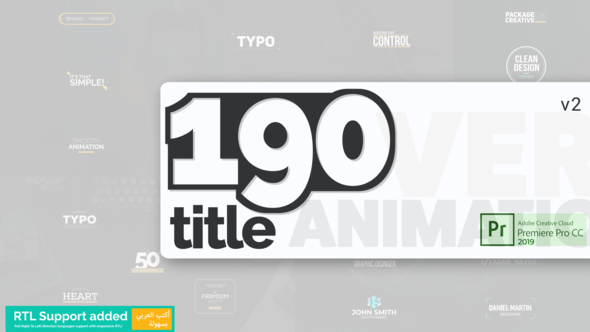 Motion Titles Pack - 190 Title Animations