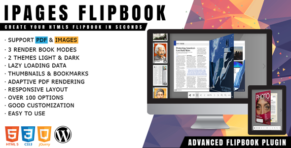 Ipages Flipbook For Wordpress By Avirtum Codecanyon