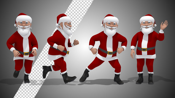Christmas Santa Claus (4-Pack)