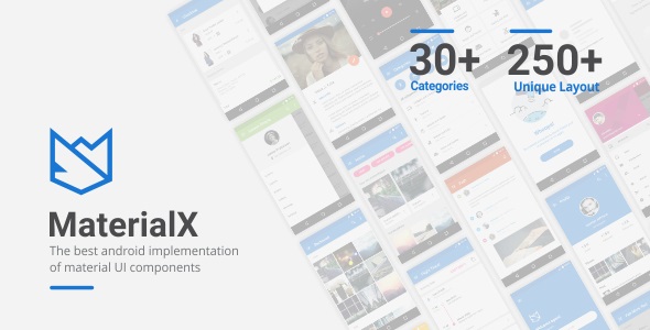 MaterialX - Android Material Design UI Components 2.2 - CodeCanyon Item for Sale