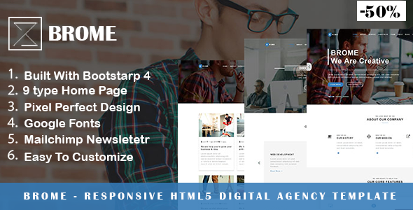 Brome - Responsive - ThemeForest 21339611