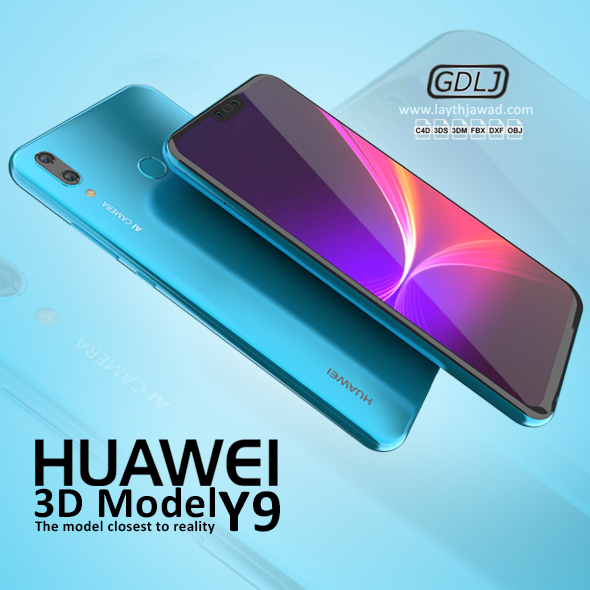 Huawei Y9 2019 - 3Docean 23013544