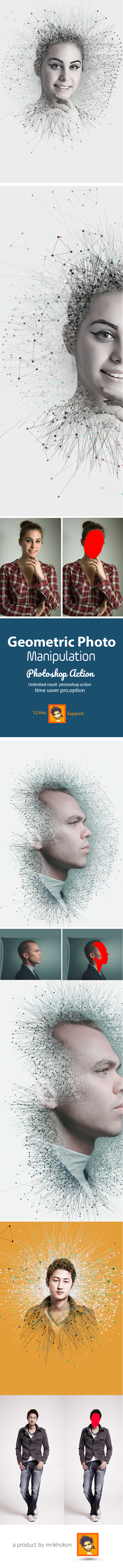 Geometric Photo Manipulation PS Action