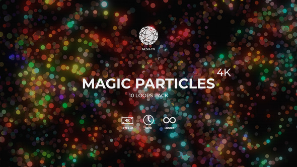 Magic Particles 4K VJ Loops Pack