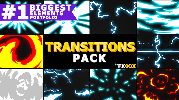 Dynamic Handy Transitions - VideoHive 23019816